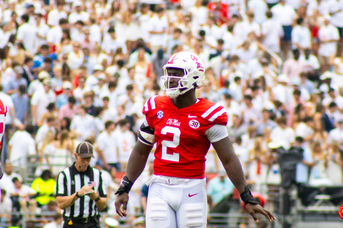 Ole Miss Rebels defensive end Cedric Johnson 